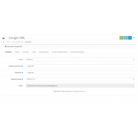 Модуль XML выгрузки товаров в  Google Merchant Center для Opencart 2x [OCMOD]