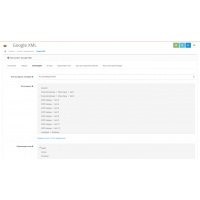 Модуль XML выгрузки товаров в  Google Merchant Center для Opencart 2x [OCMOD]